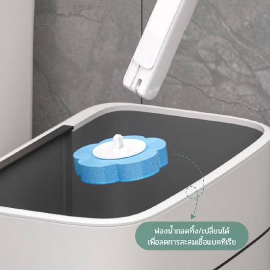 homely & clean แปรงขัดห้องน้ำแบบรีฟิลใช้แล้วทิ้ง แถมฟรีหัวแปรงคละกลิ่น