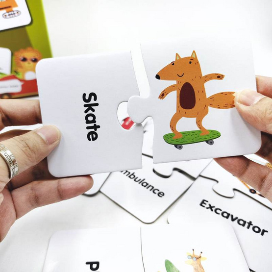 Mastery Toys พัซเซิ่ลคำศัพท์ยานพาหนะ