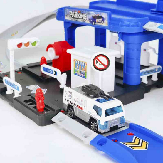 Mastery Toys สถานีลานจอดรถกู้ภัยกล่อง