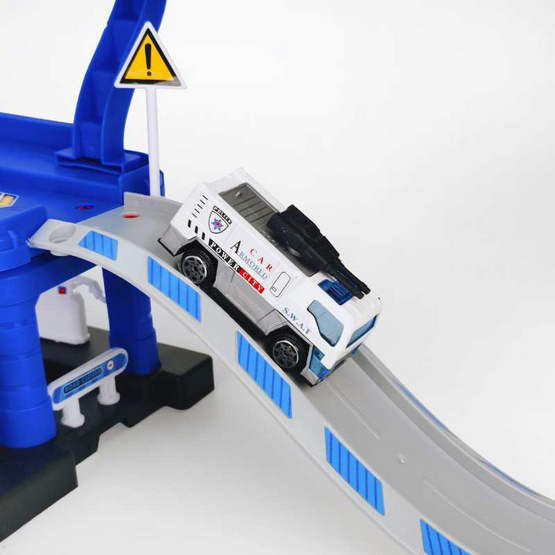 Mastery Toys สถานีลานจอดรถกู้ภัยกล่อง