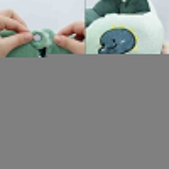 Mastery Toys หมอนรองคอ ลายปักไดโนเสาร์