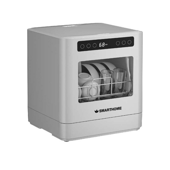 SMARTHOME เครื่องล้างจานอัตโนมัติ 5.5ลิตร รุ่น SM-DWM001