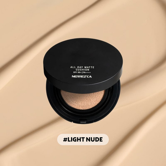 Merrezca คุชชั่น All Day Matte Cushion SPF 50+ PA++++ 15 กรัม