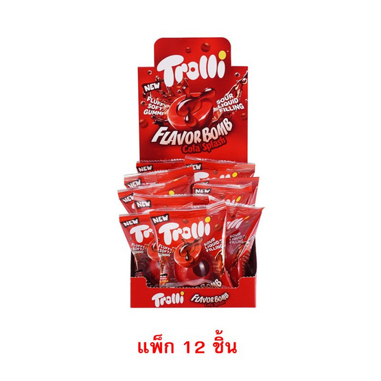 ทรอลลี่ เยลลี่โคล่ามะนาวสแปลชเดี่ยว 18.8 กรัม (แพ็ก 12 ชิ้น)