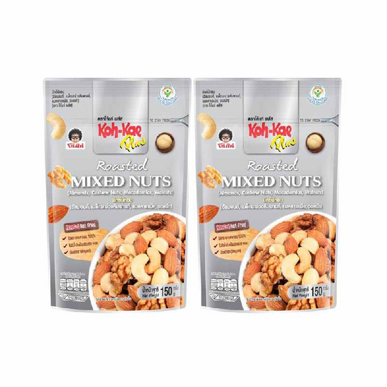 โก๋แก่พลัส มิกซ์นัทอบ 150 กรัม