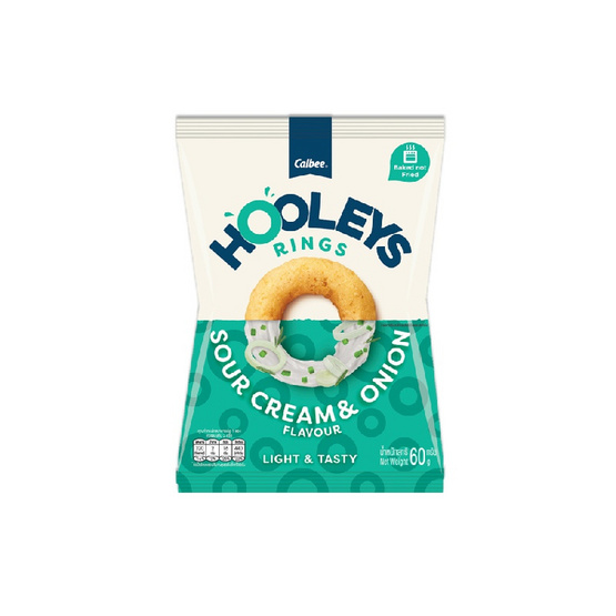 ฮูลีส์ ข้าวโพดอบกรอบรสซาวครีมและหัวหอม 60 กรัม (แพ็ก 6 ชิ้น)