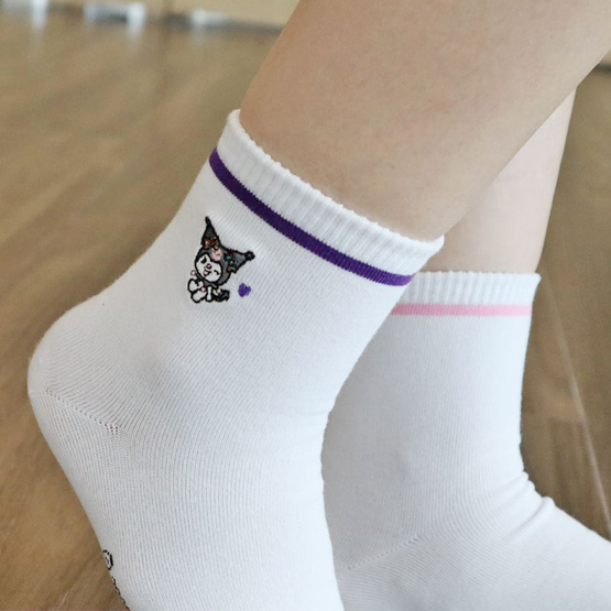 M2S Lifestyle ถุงเท้า ลายลิขสิทธิ์ My Melody and Kuromi Cute