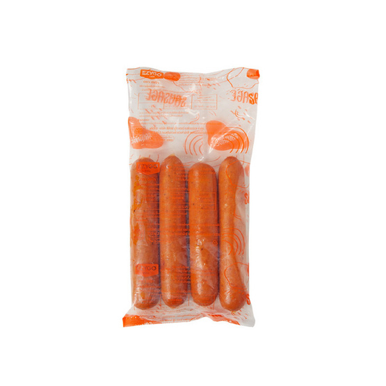 ไส้กรอกสไตล์เยอรมันสไปซี่บาร์บีคิว (แพ็ก 4 ชิ้น)