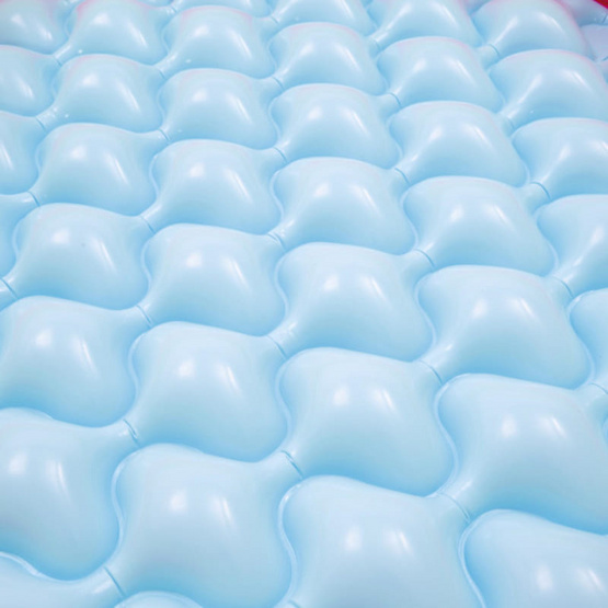 Toymarts สระน้ำทรงกลมขอบห่วง3ชั้น102 x25cm.พื้นเป่าลม