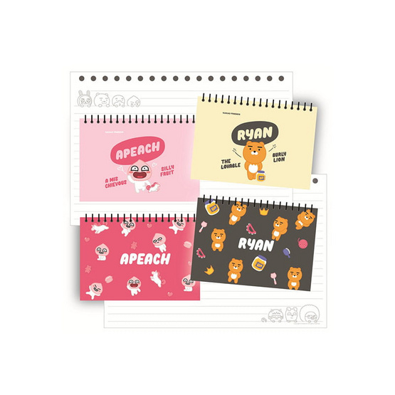 KIAN-DA สมุดสันห่วง Kakao Friends คละลาย (แพ็ก 4 เล่ม)