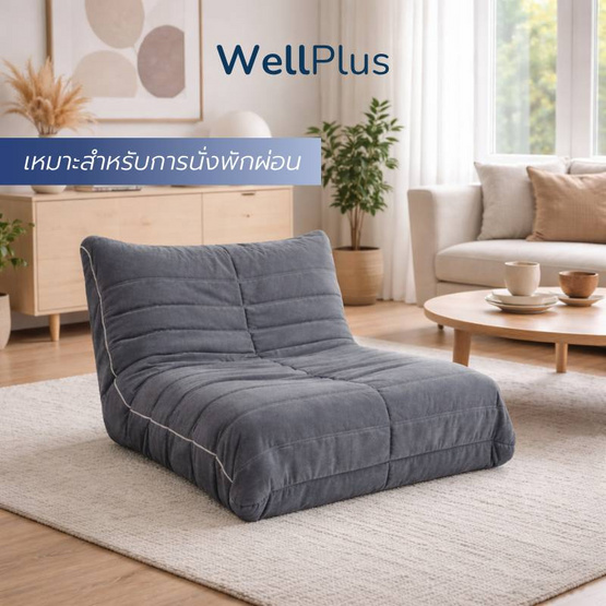WellPlus โซฟาหุ้มผ้าแคนวาส รุ่น Papillon อัดสุญญากาศ