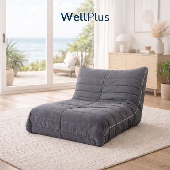 WellPlus โซฟาหุ้มผ้าแคนวาส รุ่น Papillon อัดสุญญากาศ