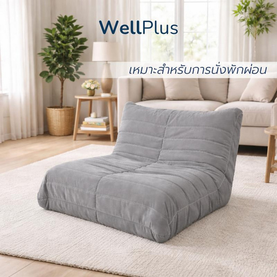 WellPlus โซฟาหุ้มผ้าแคนวาส รุ่น Papillon อัดสุญญากาศ