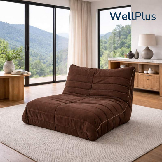 WellPlus โซฟาหุ้มผ้าแคนวาส รุ่น Papillon อัดสุญญากาศ