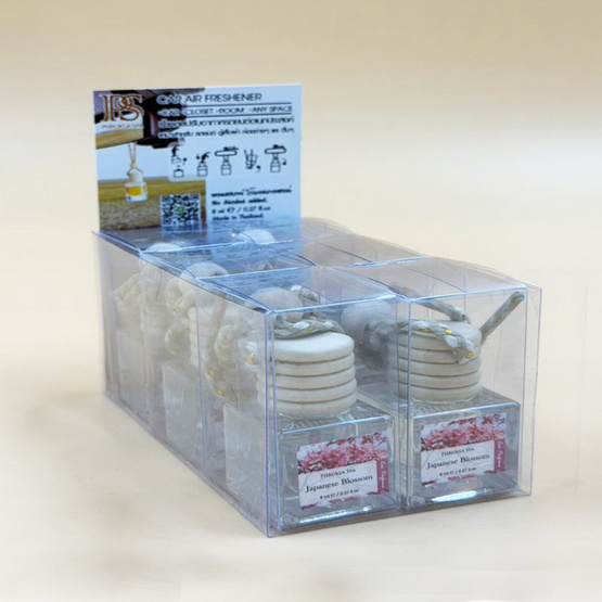 พฤกษาสปา น้ำหอมปรับอากาศแขวนรถยนต์ ขนาด 8 มล. (แพ็ก 6 ชิ้น)