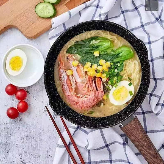 TIN TIN หม้อเทฟล่อน ขนาด 16cm. รุ่น B00025 - Black