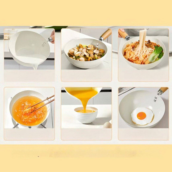 TIN TIN กระทะเทฟล่อนก้นลึก ขนาด 20cm. รุ่น Z0176