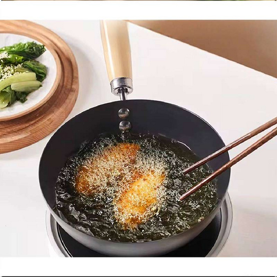 TIN TIN กระทะเทฟล่อนก้นลึก ขนาด 23cm. รุ่น Z0124