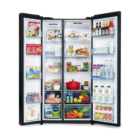 HITACHI ตู้เย็นไซด์ บาย ไซด์ 23.2 คิว / 656 ลิตร รุ่น HRSN9713ESUTH