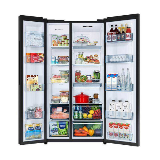 HITACHI ตู้เย็นไซด์ บาย ไซด์ 23.07 คิว / 653 ลิตร รุ่น HRSN9713ESAMGWTH