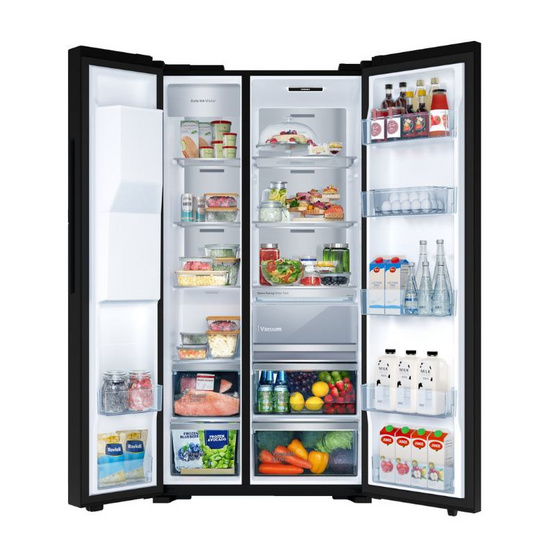 HITACHI ตู้เย็นไซด์ บาย ไซด์ 21.9 คิว / 620 ลิตร รุ่น HRSN9698EVICGDTH