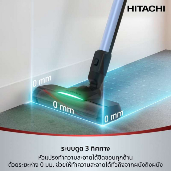Hitachi เครื่องดูดฝุ่นไร้สาย 450W รุ่น PV-XHW4QMBCTH