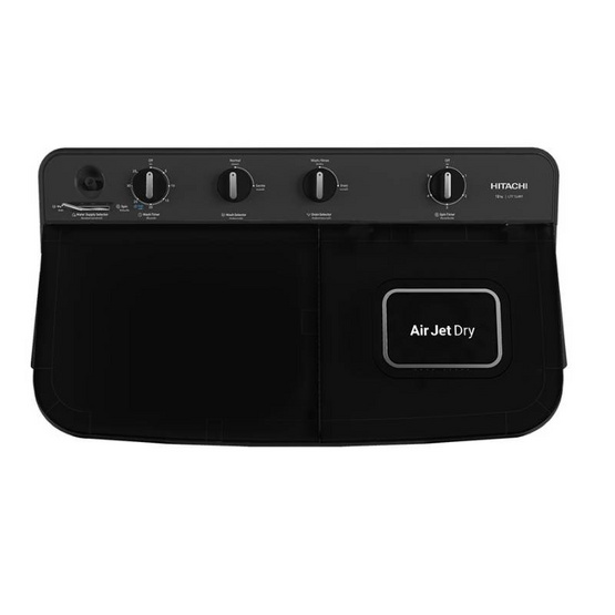 Hitachi เครื่องซักผ้า 2 ถัง 12 กก. รุ่น LTT 12JWT GB