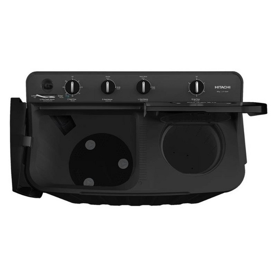 Hitachi เครื่องซักผ้า 2 ถัง 12 กก. รุ่น LTT 12JWT GB