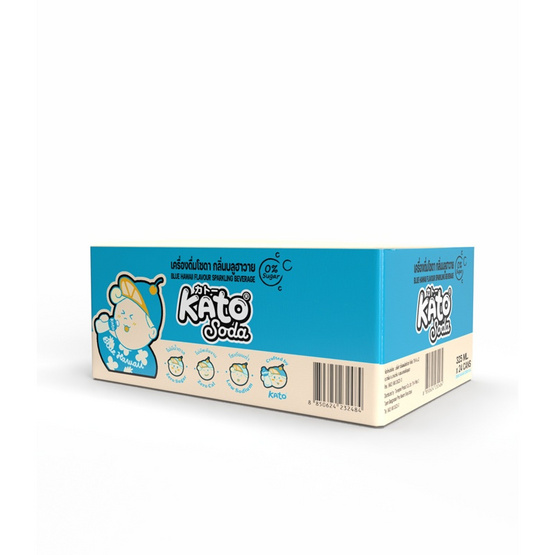 กาโตะโซดาบลูฮาวาย 325 มล. (ยกลัง 24 กระป๋อง)