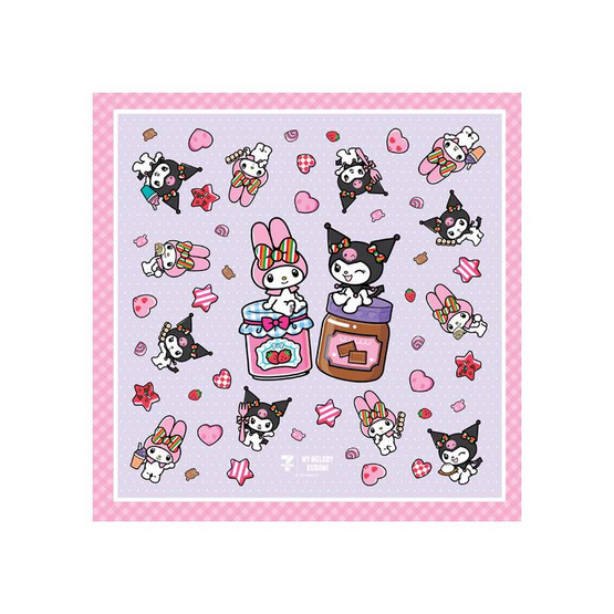 ผ้าพันคอ My Melody & Kuromi (แพ็ก 2 ชิ้น)