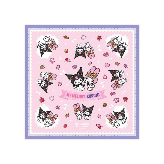 ผ้าพันคอ My Melody & Kuromi (แพ็ก 2 ชิ้น)