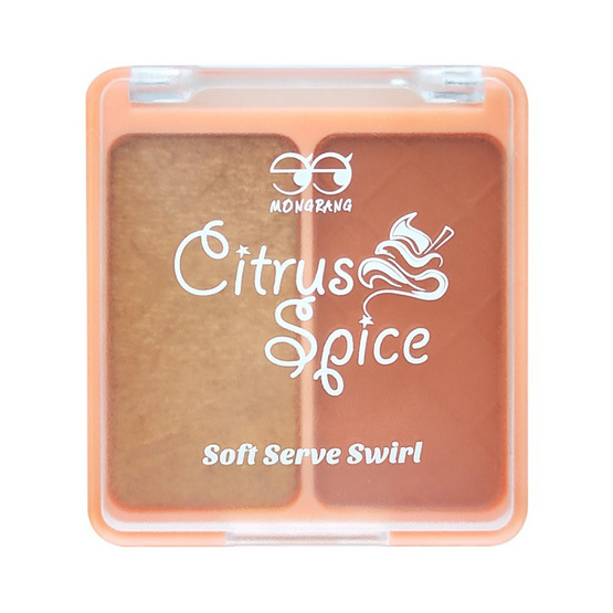 Mongrang พาเลทอายแชโดว์ Soft Serve Swirl Eyeshadow 6 กรัม แพ็ก 2ชิ้น