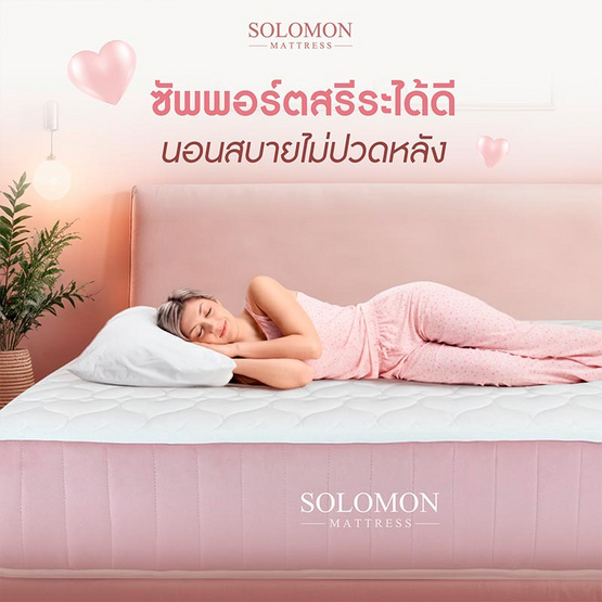 SOLOMON ที่นอนพ็อกเก็ตสปริง 9นิ้ว รุ่น Kiss Me