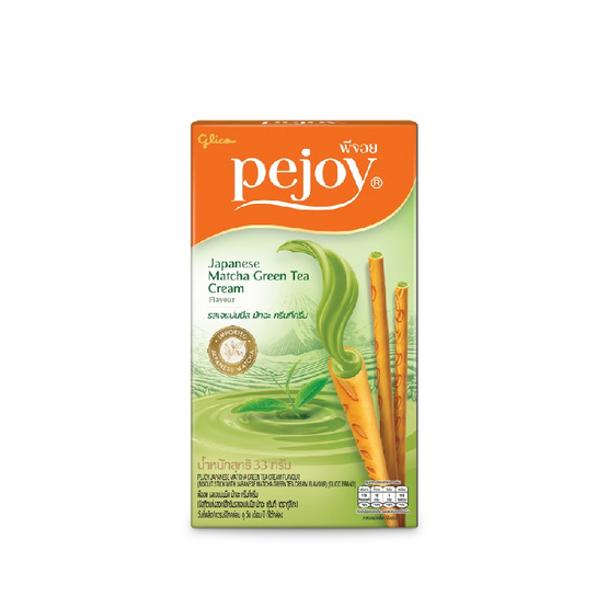 พีจอย รสมัทฉะชาเขียว 33 กรัม (แพ็ก 10 ชิ้น)