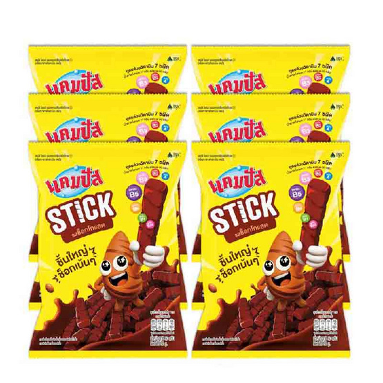 แคมปัส ไจแอนท์ขนมอบกรอบเคลือบรสช็อกโกแลต 50 (แพ็ก 6 ชิ้น)