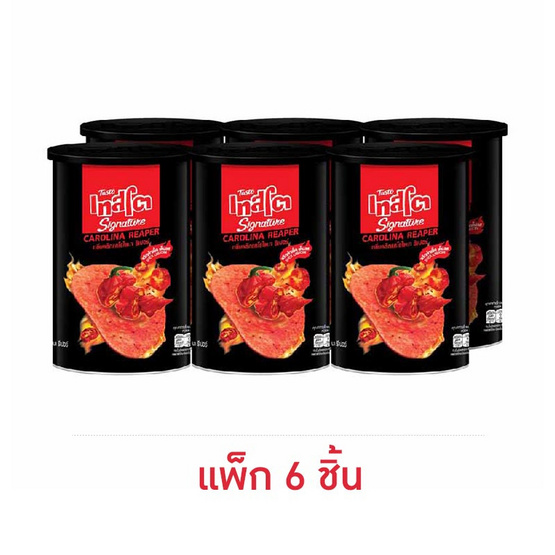 เทสโต ซิกเนเจอร์รสพริกแคโรไลนารีเปอร์ 42 กรัม (แพ็ก 6 ชิ้น)