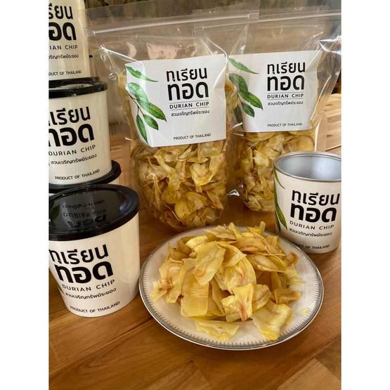 สวนเจริญทรัพย์ ทุเรียนทอดกรอบ ขนาด 100 กรัม