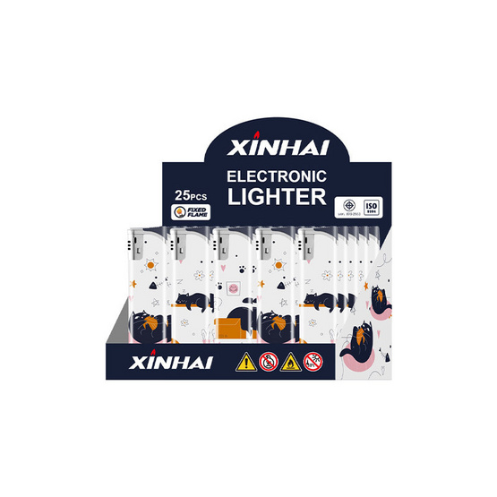 my items (XINHAI) ไฟแช็ก อิเล็กทรอนิกส์ (แพ็ก 25 ชิ้น) คละลาย