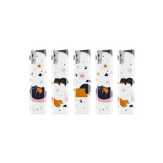 my items (XINHAI) ไฟแช็ก อิเล็กทรอนิกส์ (แพ็ก 25 ชิ้น) คละลาย