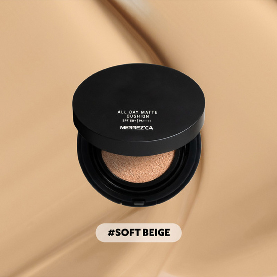Merrezca คุชชั่น All Day Matte Cushion SPF 50+ PA++++ 15 กรัม