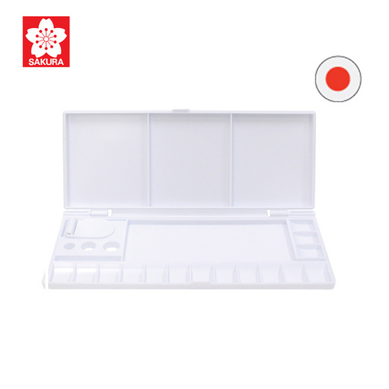 SAKURA  จานสี 15 สี + ช่องผสมสี