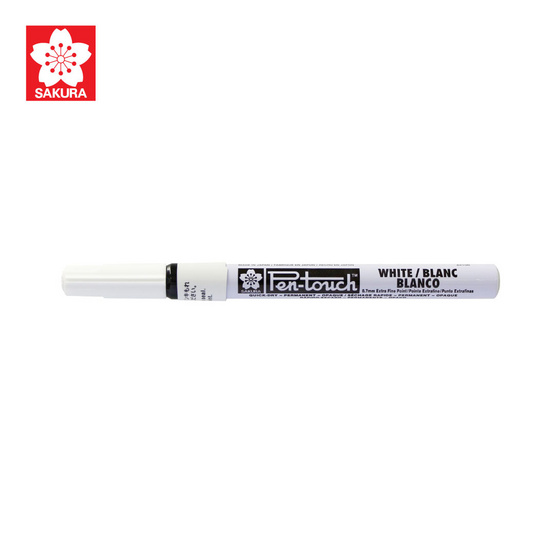 SAKURA  ปากกาเพ้นท์มาร์คเกอร์ 0.7มม. สีขาว WHITE