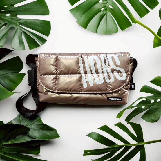 กระเป๋า Hobs 9นิ้ว สะพายข้าง พัฟฟี่ รุ่น ฟรุ้งฟริ้ง สีดำ