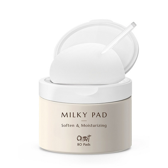 AMT Skincare โทนเนอร์แพด Softening and Moist Milky Pad 120มล. (80แผ่น)