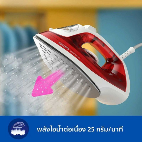 Philips เตารีดไอน้ำ รุ่น DST2010/40