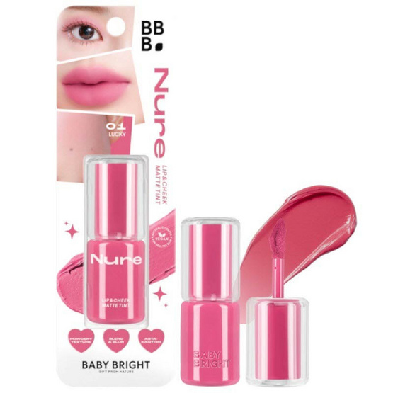 Baby Bright ลิปทินท์ Nure Lip & Cheek Matte Tint 2.6 กรัม