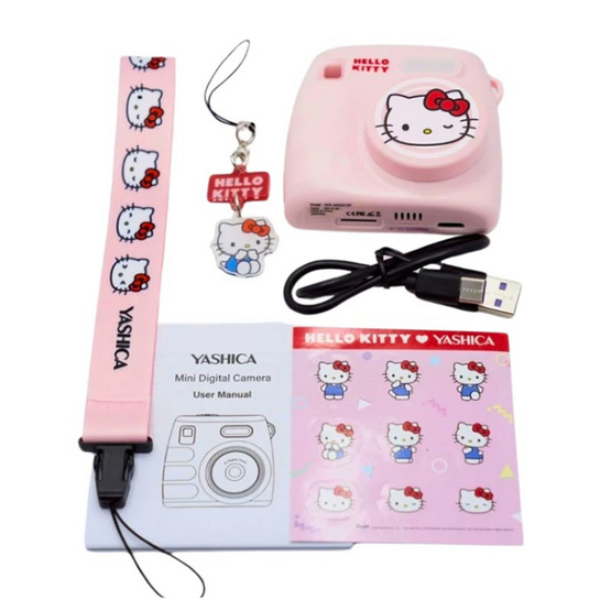 YASHICA กล้องดิจิตอล Mini Digital Hello Kitty Pink