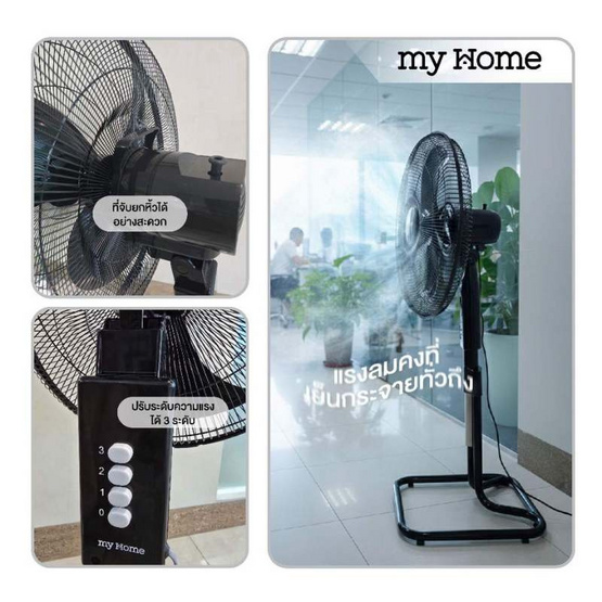 My home พัดลมอุตสาหกรรม 18นิ้ว รุ่น FS-1661