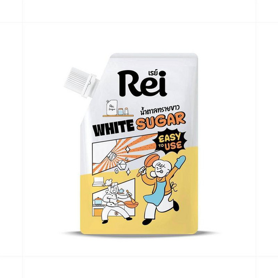 เรย์ น้ำตาลทรายขาว 180 กรัม (แพ็ก 4 ชิ้น)