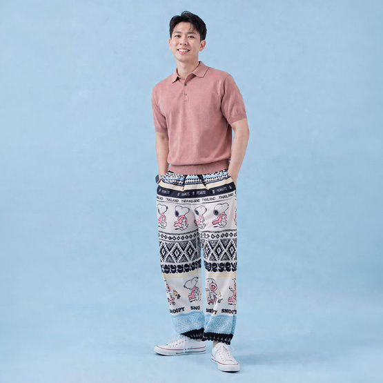 M2S Lifestyle กางเกงขายาว ลาย Snoopy Free size